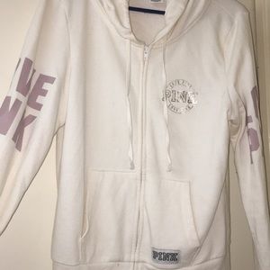 VS PINK ZIP UP